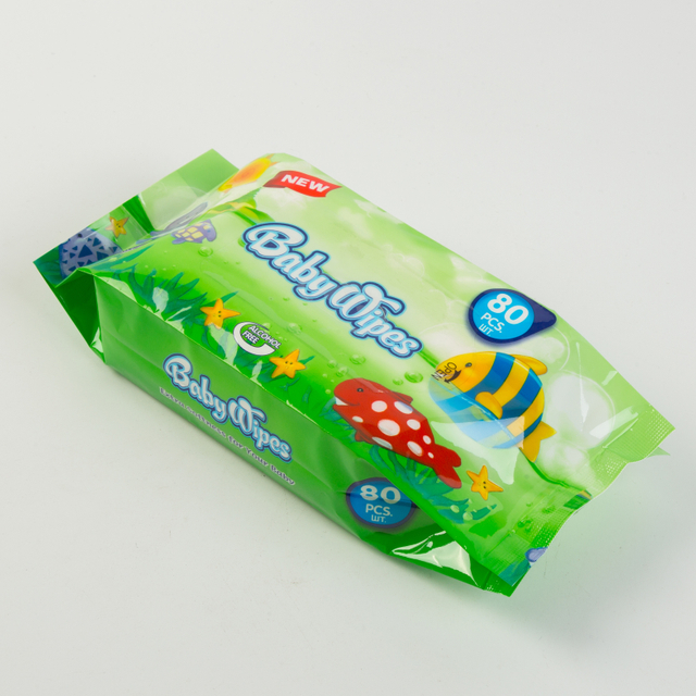 Best-Selling Disposable Organic 80pcs Alcohol-Free Baby Wet Wipes