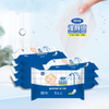 Disposable 10PCS Chlorine Free Flushable Moist Toilet Paper Wet Wipes Tissue