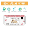 80pcs Soft Paper Wet Cleaning Wipes for Cats And Dogs Pet Cleansing Wet Wipes