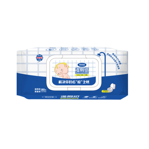Private Label 80pcs Flushable Moist Toilet Paper Personal Sanitary Wet Wipes for Cleaning Household Use